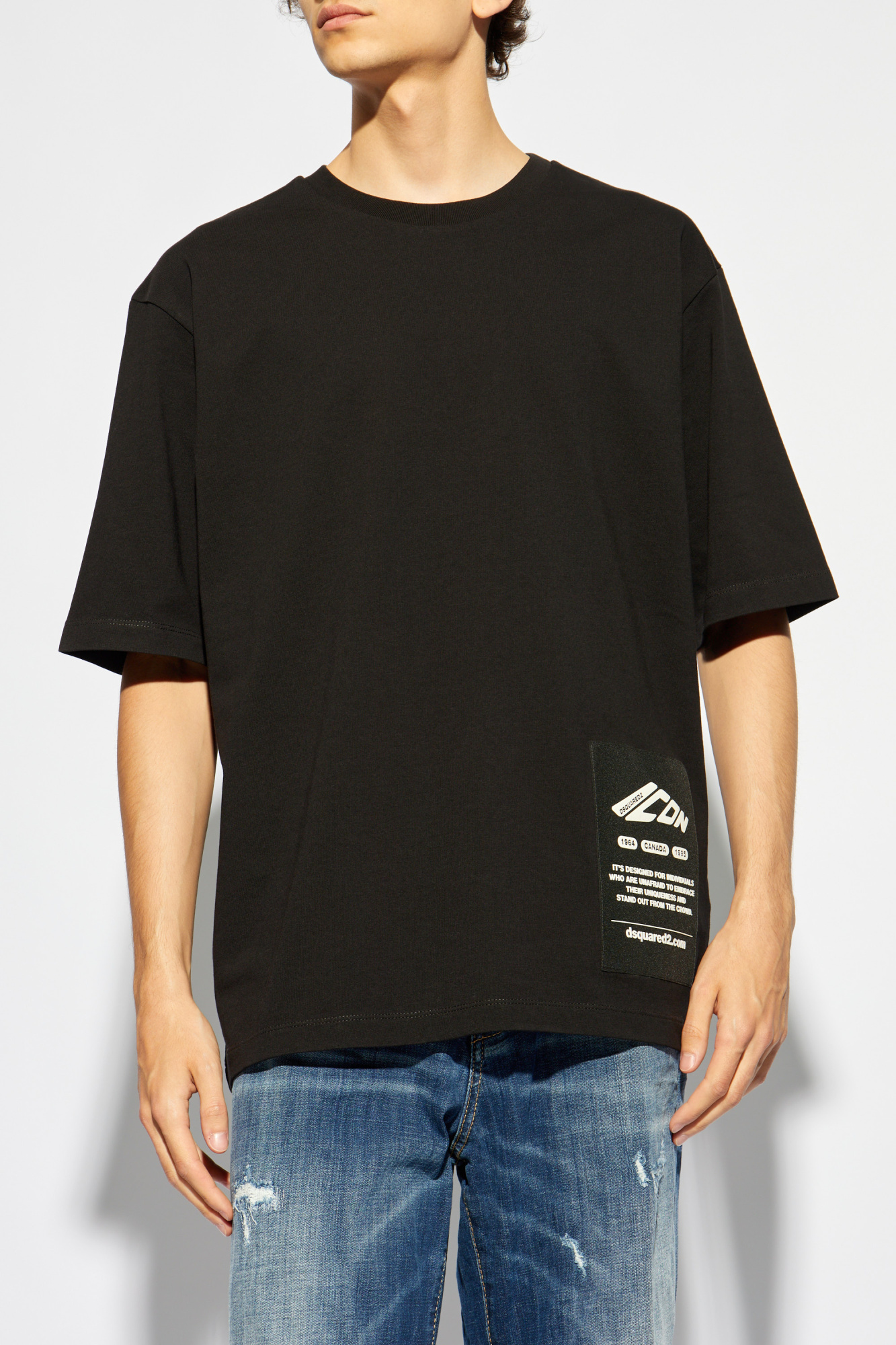 ☆★VIP価格★☆『Dsquared2』スローガン Tシャツ 関税込☆VIP価格【DSQUARED2】スローガンTシャツ